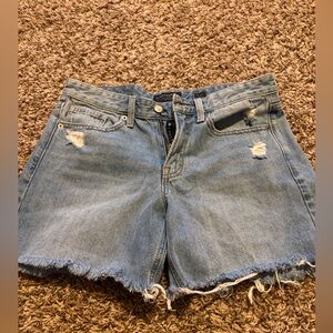 Lucky Brand Distressed Blue Jean Shorts